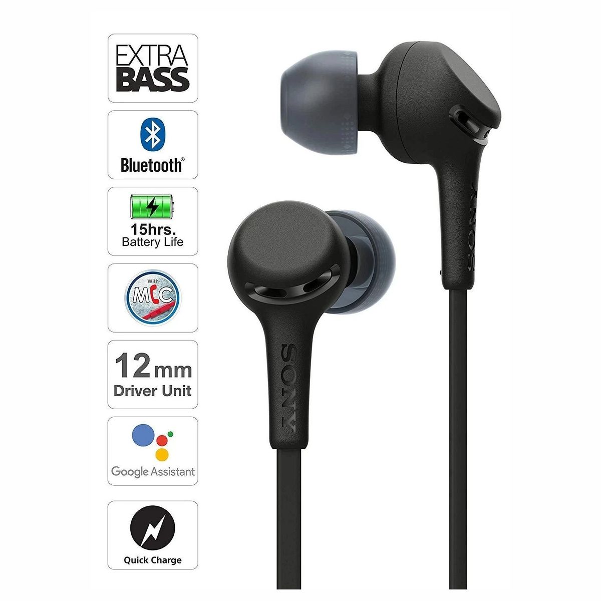 SONY - SONY-auriculares intrauditivos inalámbricos WI-XB400
