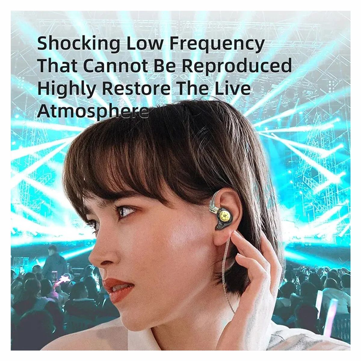 KZ - Audífonos In- Ear Deportivos Hifi Con Cancelación De Ruido Edx Pro Kz