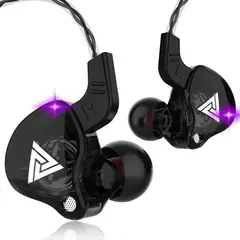 QKZ - QKZ- AK6 con cable de 35mm HiFi para música correr deporte juegos.