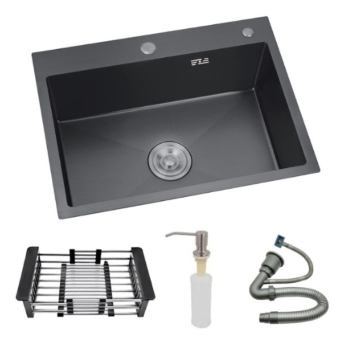 LABALAOS - LABALAOS Lavaplatos Para Cocina 55x45 Rejilla Y Dispensador