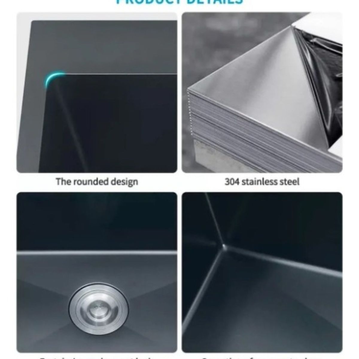 LABALAOS - LABALAOS Lavaplatos Para Cocina 55x45 Rejilla Y Dispensador