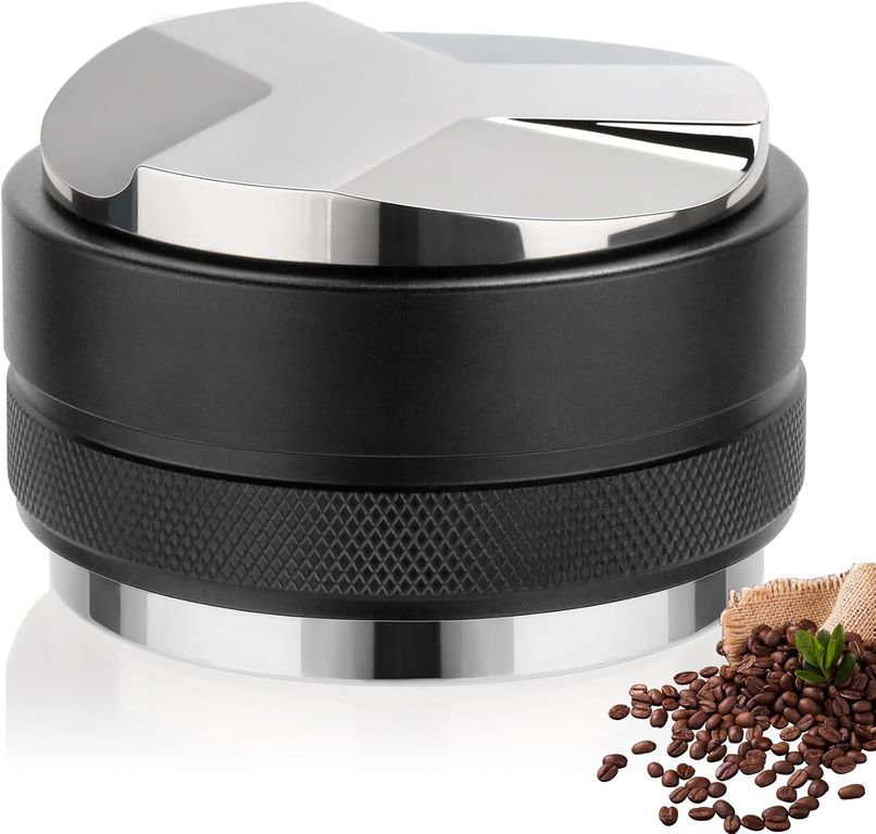 KUANGYE Tamper Y Distribuidor De Café Expreso De Acero Inoxidable