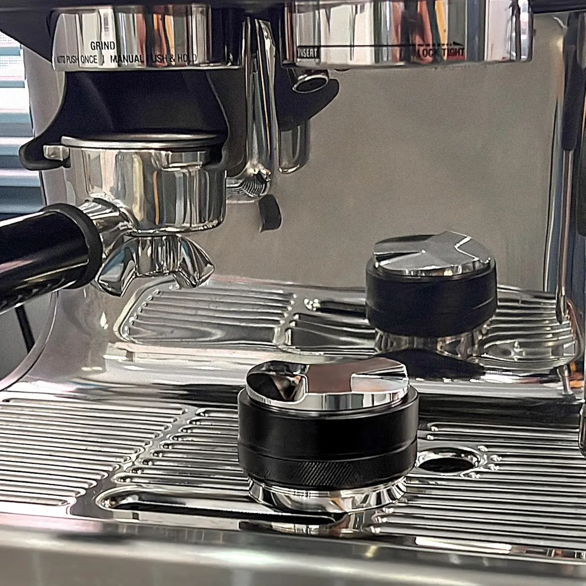 KUANGYE - Tamper Y Distribuidor De Café Expreso De Acero Inoxidable