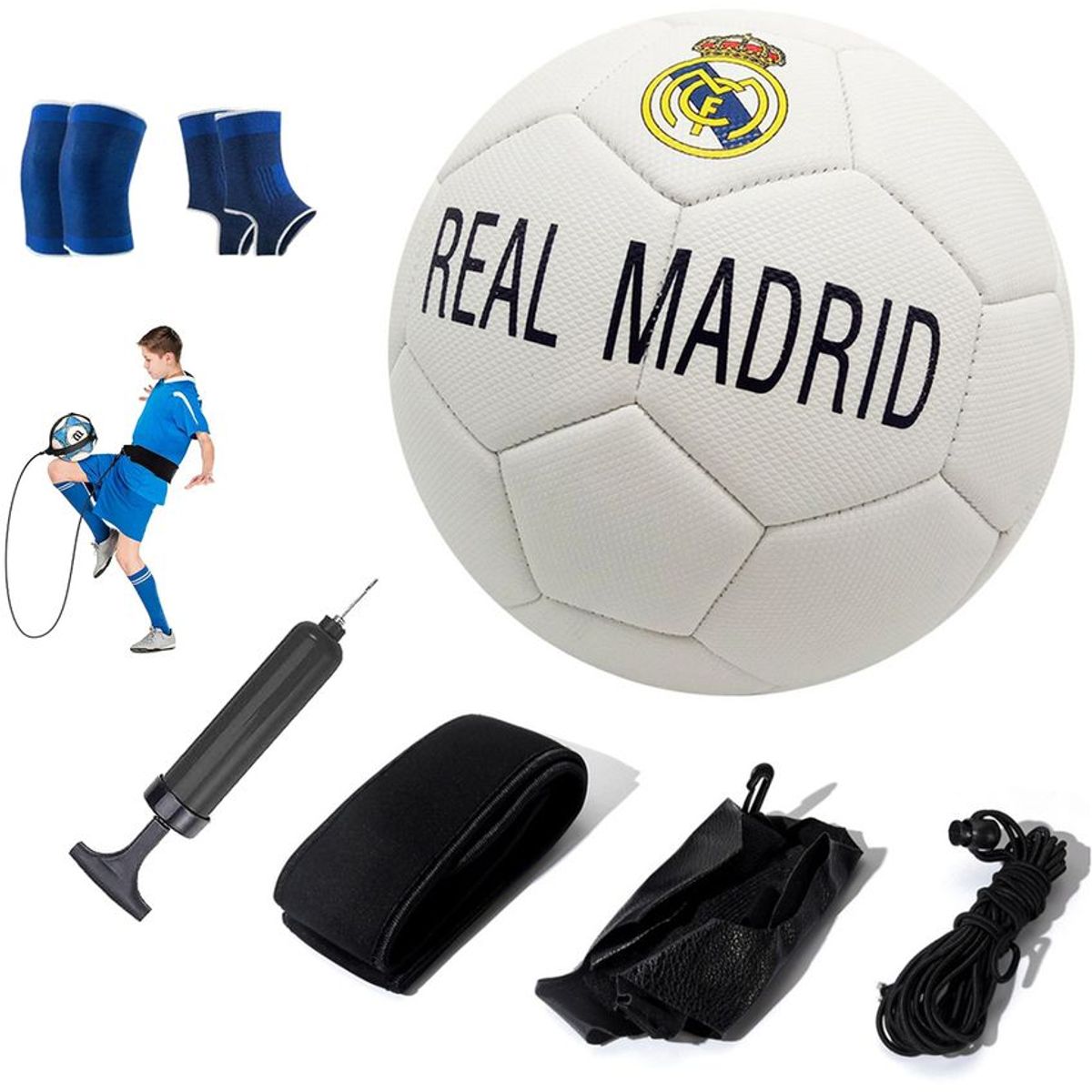 PUREPOWER - Pelota de Fútbol Soccer Set Con Cinturón de entrenamiento-5