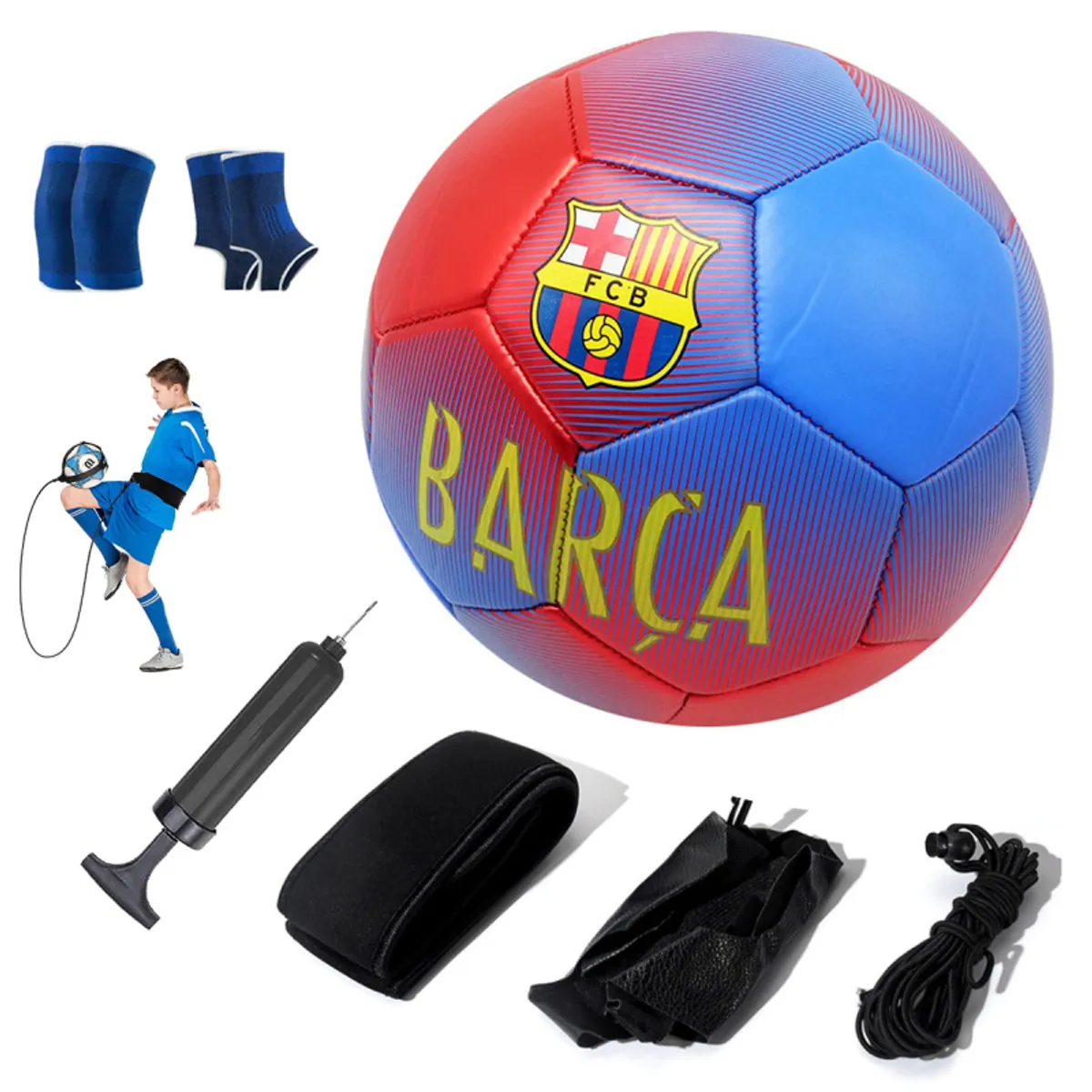 PUREPOWER - Pelota de Fútbol Soccer Set Con Cinturón de entrenamiento-5