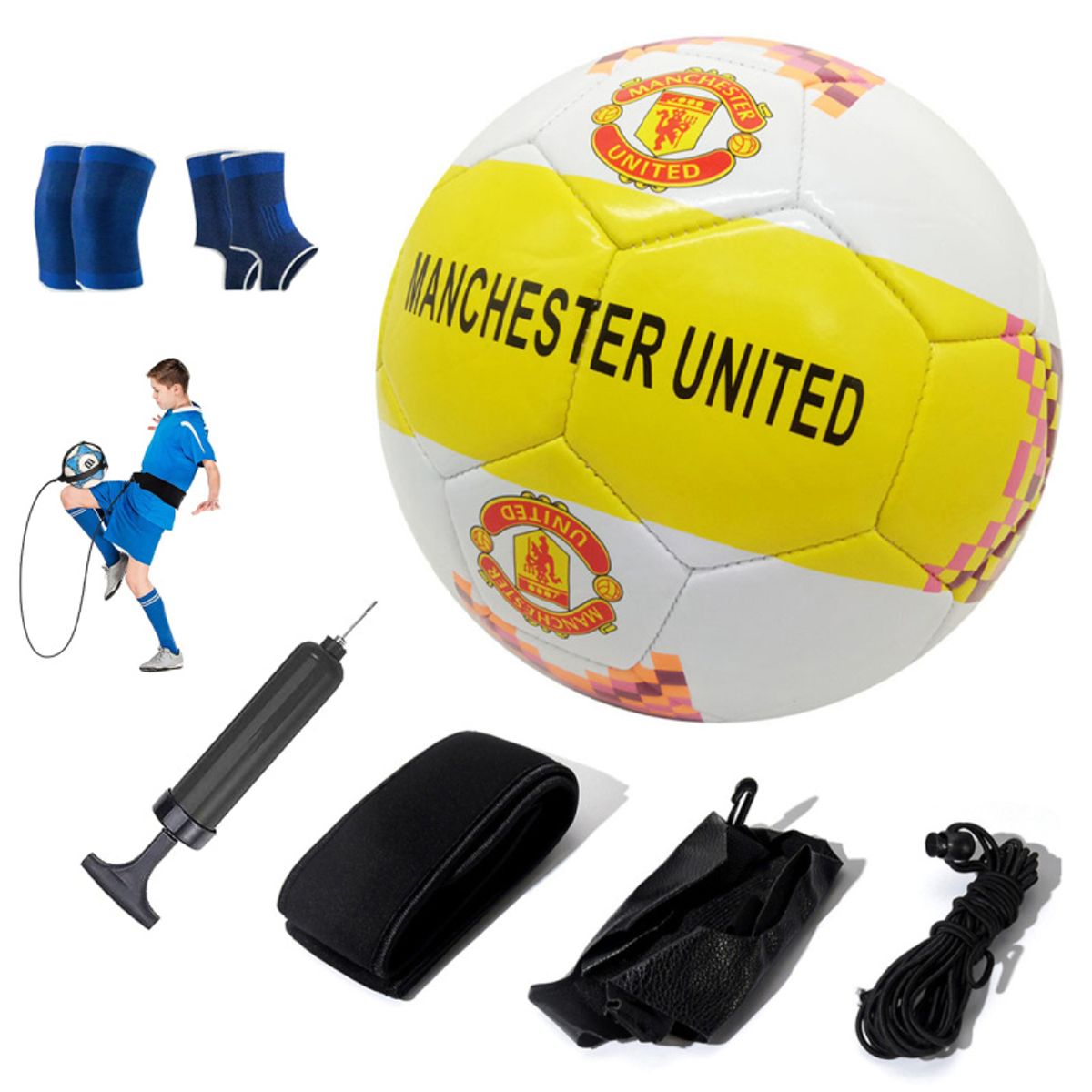 PUREPOWER - Pelota de Fútbol Soccer Set Con Cinturón de entrenamiento-5