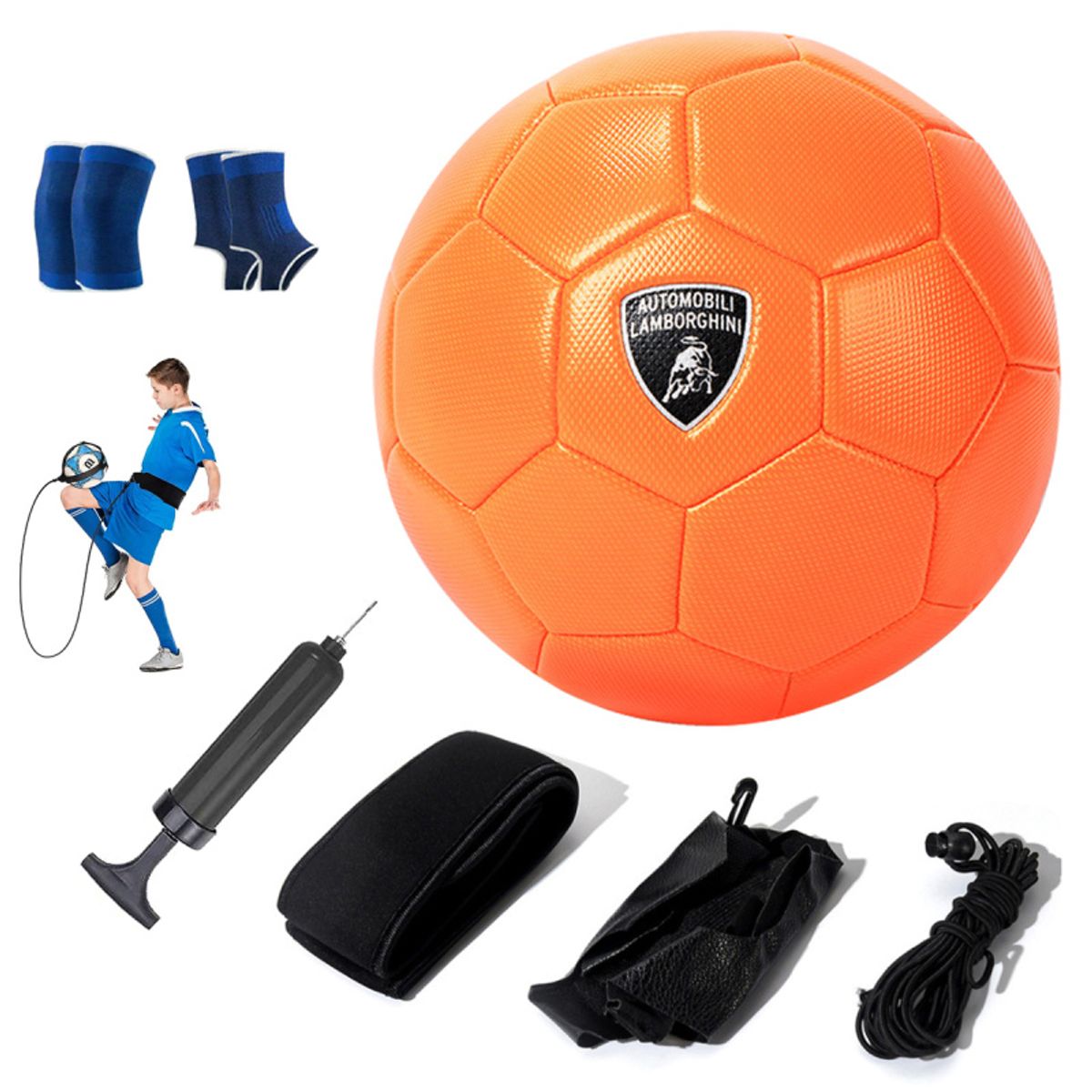 PUREPOWER - Pelota de Fútbol Soccer Set Con Cinturón de entrenamiento-5.