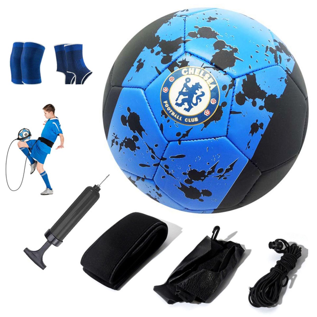 PUREPOWER - Pelota de Fútbol Soccer Set Con Cinturón de entrenamiento-5