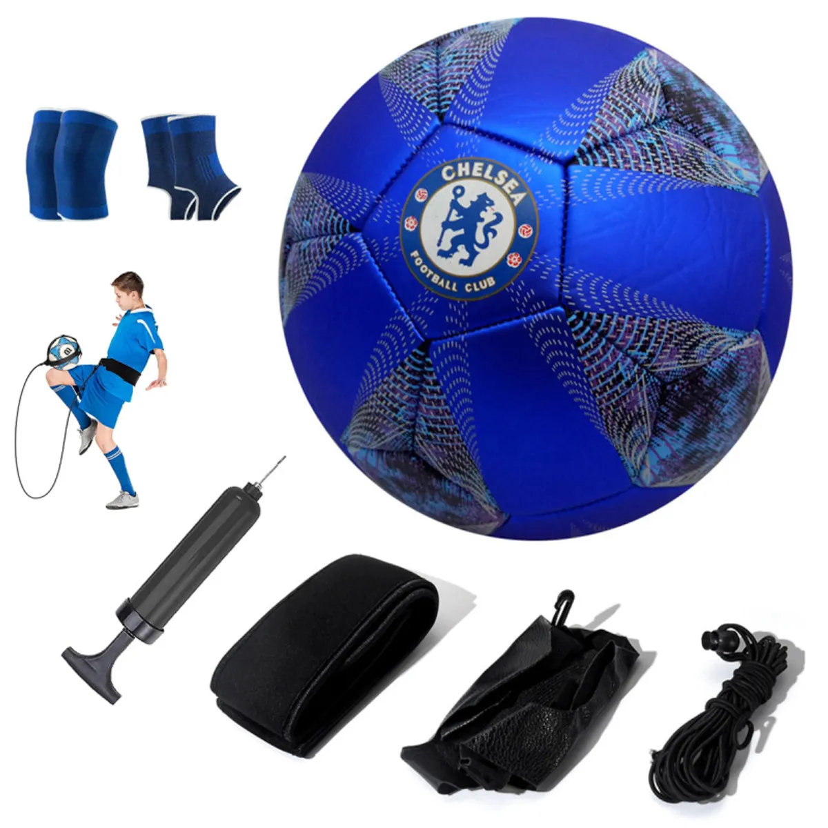 PUREPOWER - Pelota de Fútbol Soccer Set Con Cinturón de entrenamiento-5