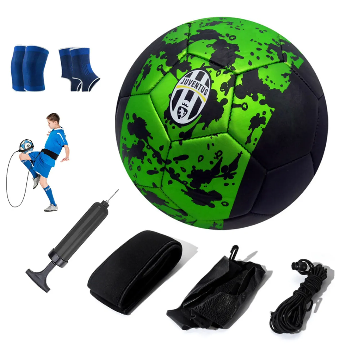 PUREPOWER - Pelota de Fútbol Soccer Set Con Cinturón de entrenamiento-5.