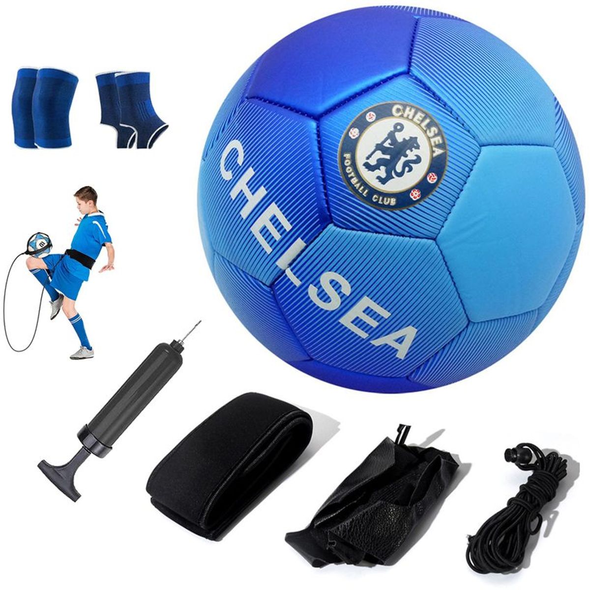 PUREPOWER - Pelota de Fútbol Soccer Set Con Cinturón de entrenamiento-5
