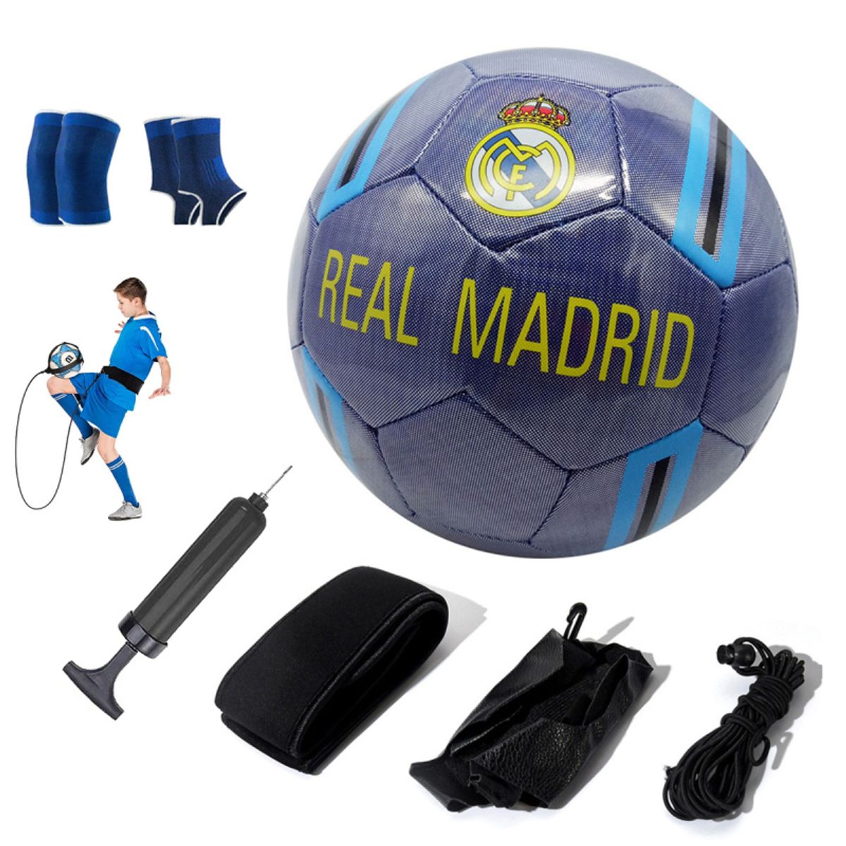 PUREPOWER - Pelota de Fútbol Soccer Set Con Cinturón de entrenamiento-5.