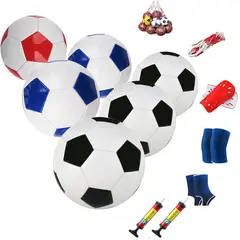 PUREPOWER - Paquetes de 6 tamaño 5 Balón de fútbol con Bomba-3black.