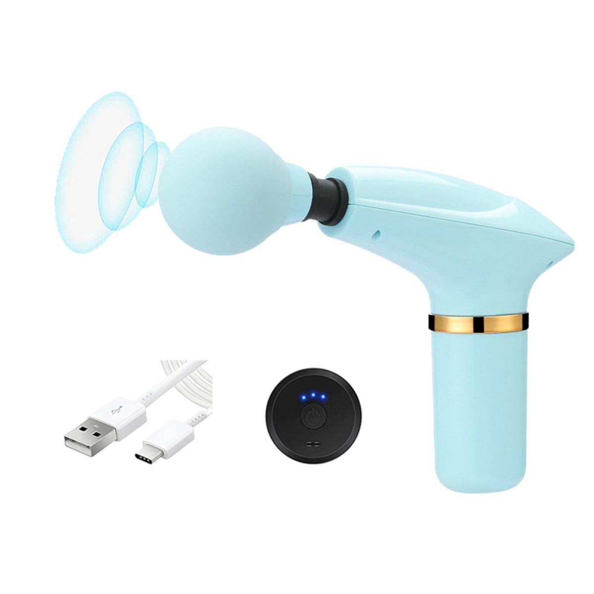 PUREPOWER - Pistola fascia de Músculos Percusión de Tejido Profundo Portátil