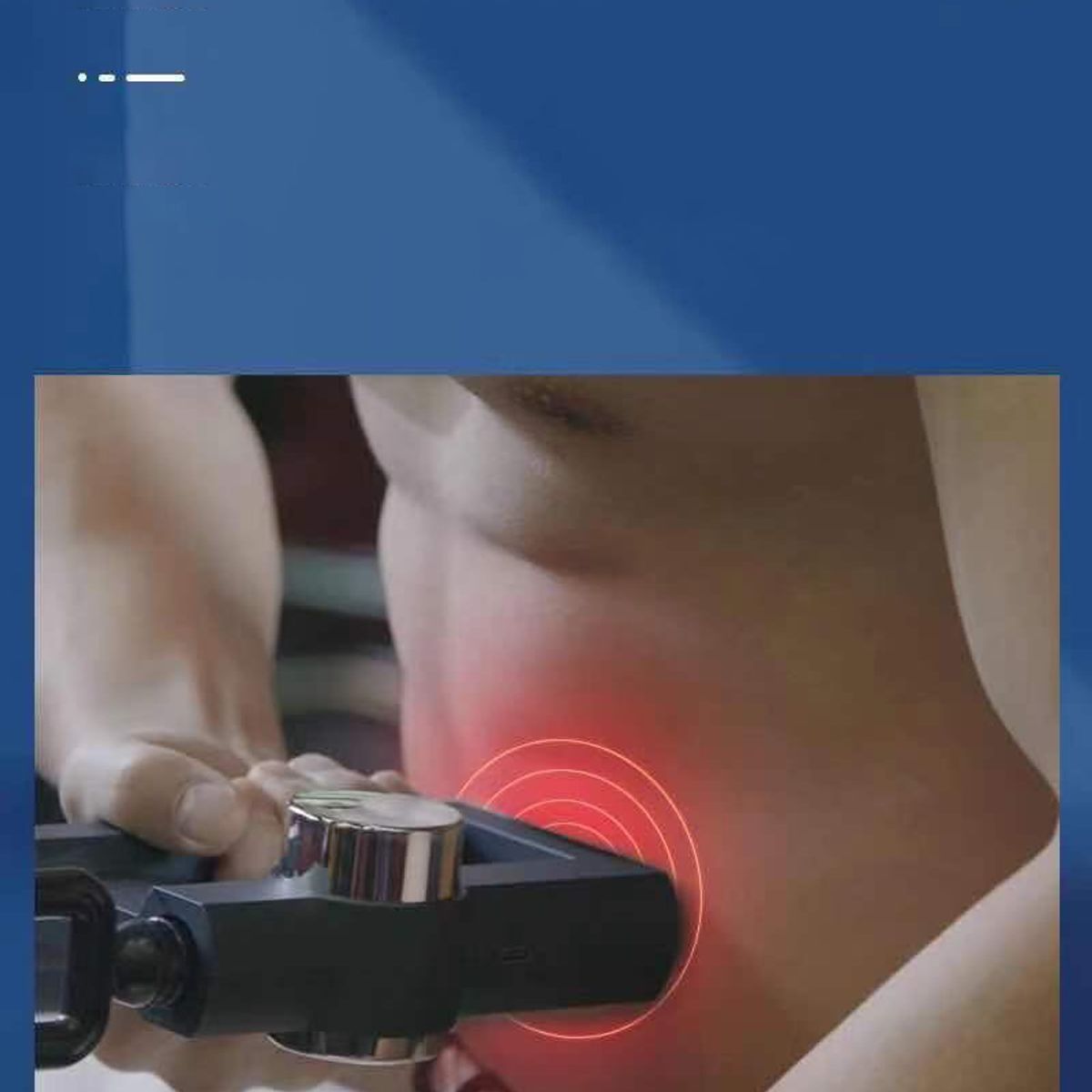 PUREPOWER - M525L Pistola Masajeador Muscular Recargable - Rosado