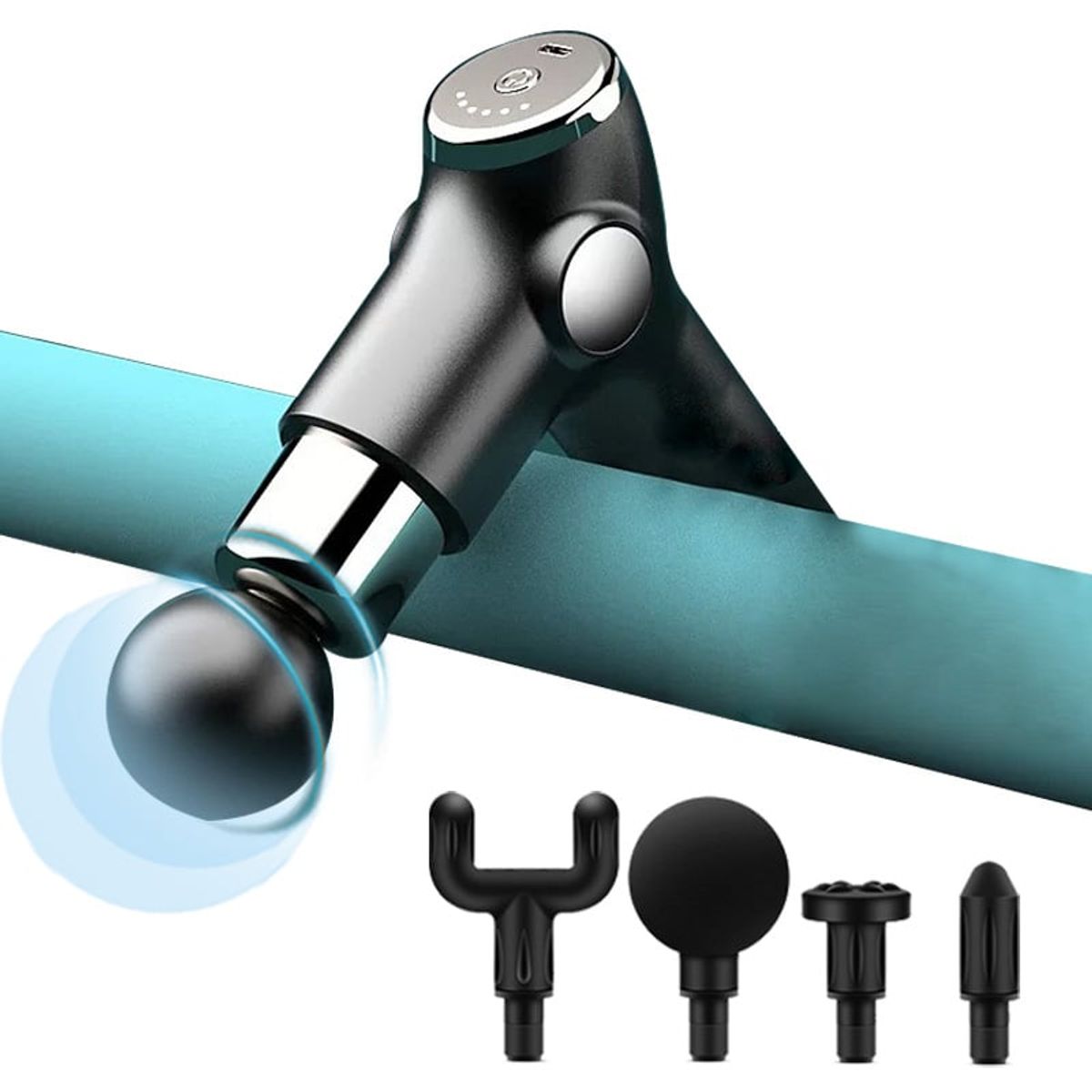 PUREPOWER - S1 Pistola Masaje Muscular Recargable - Negro