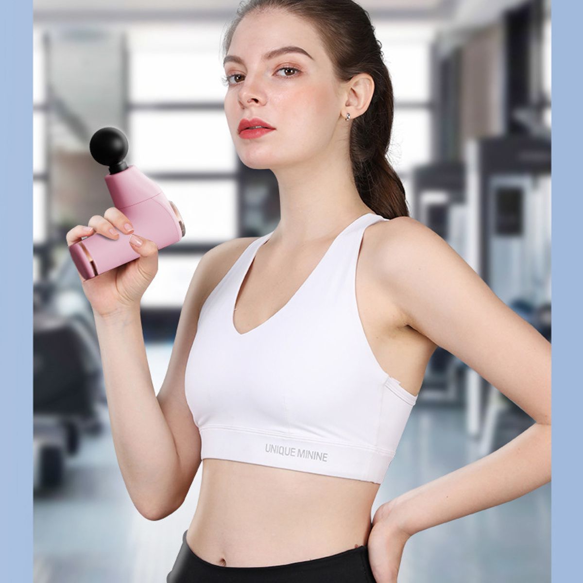 PUREPOWER - S1 Pistola Masaje Muscular Recargable - Negro