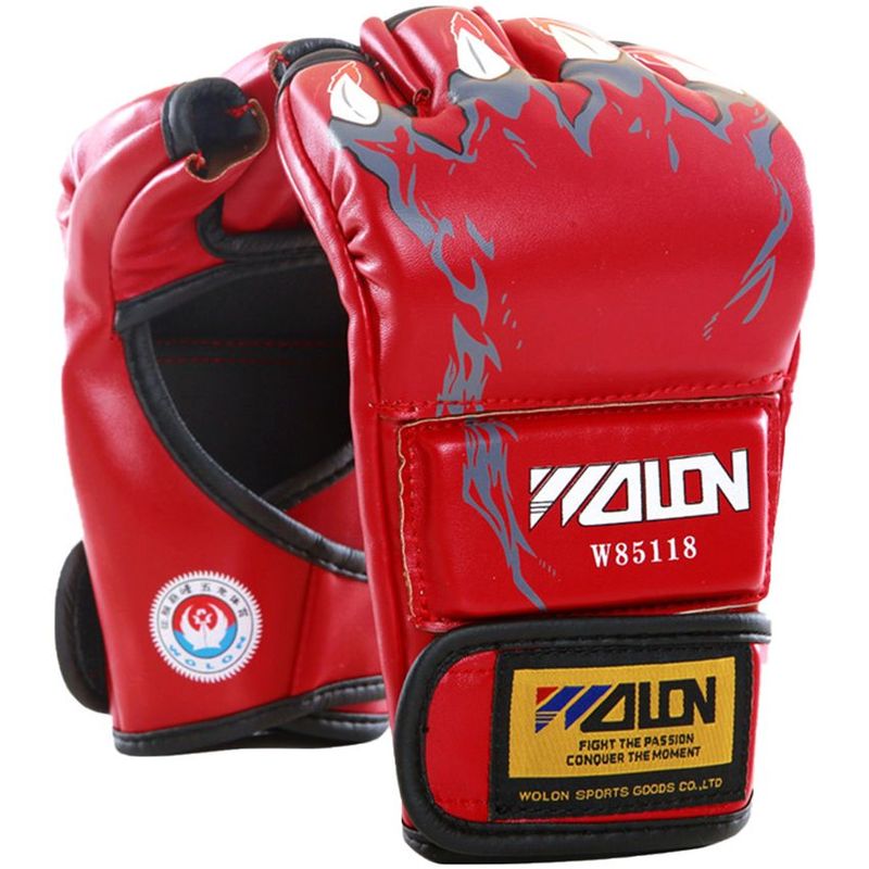 GENERICO - Guantes de boxeo de medio dedo