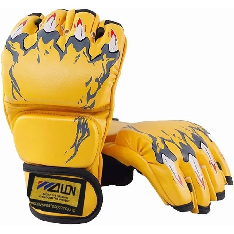 GENERICO - Guantes de boxeo de medio dedo