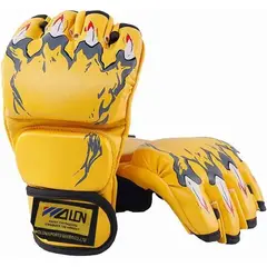 GENERICO - Guantes de boxeo de medio dedo