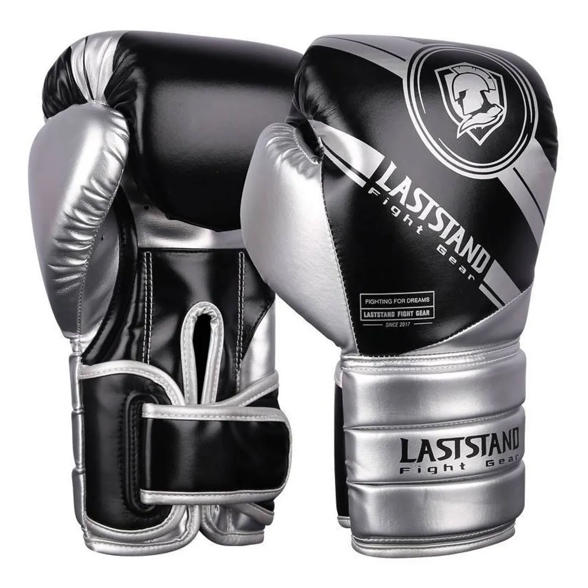 PUREPOWER - Guantes de Boxeo Mujer para MuayThai y Kick Boxing-Plata12OZ