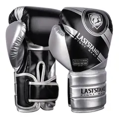 GENERICO - Guantes de Boxeo Mujer para MuayThai y Kick Boxing-Plata12OZ