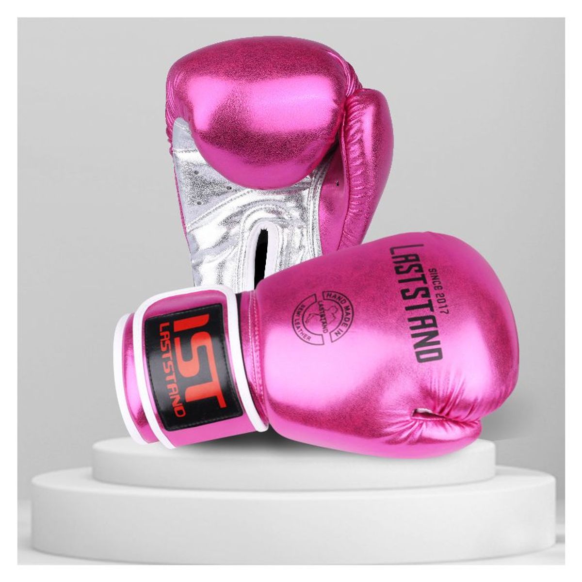 PUREPOWER - Guantes de Boxeo Mujer para MuayThai y Kick Boxing-Rojo10OZ
