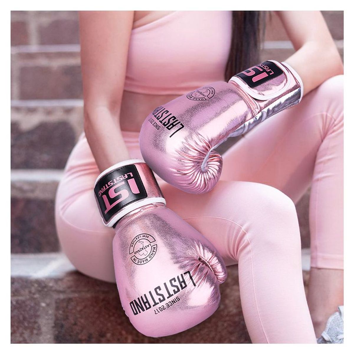 PUREPOWER - Guantes de Boxeo Mujer para MuayThai y Kick Boxing-Rojo10OZ