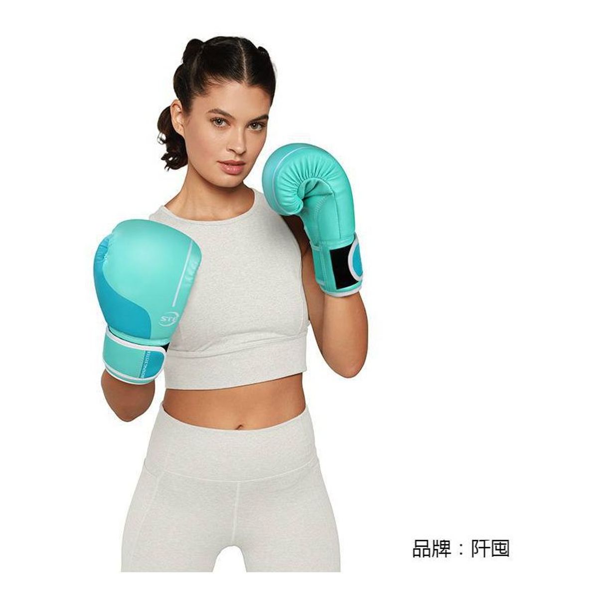 PUREPOWER - Guantes de Boxeo Mujer para MuayThai y Kick Boxing-verde10OZ