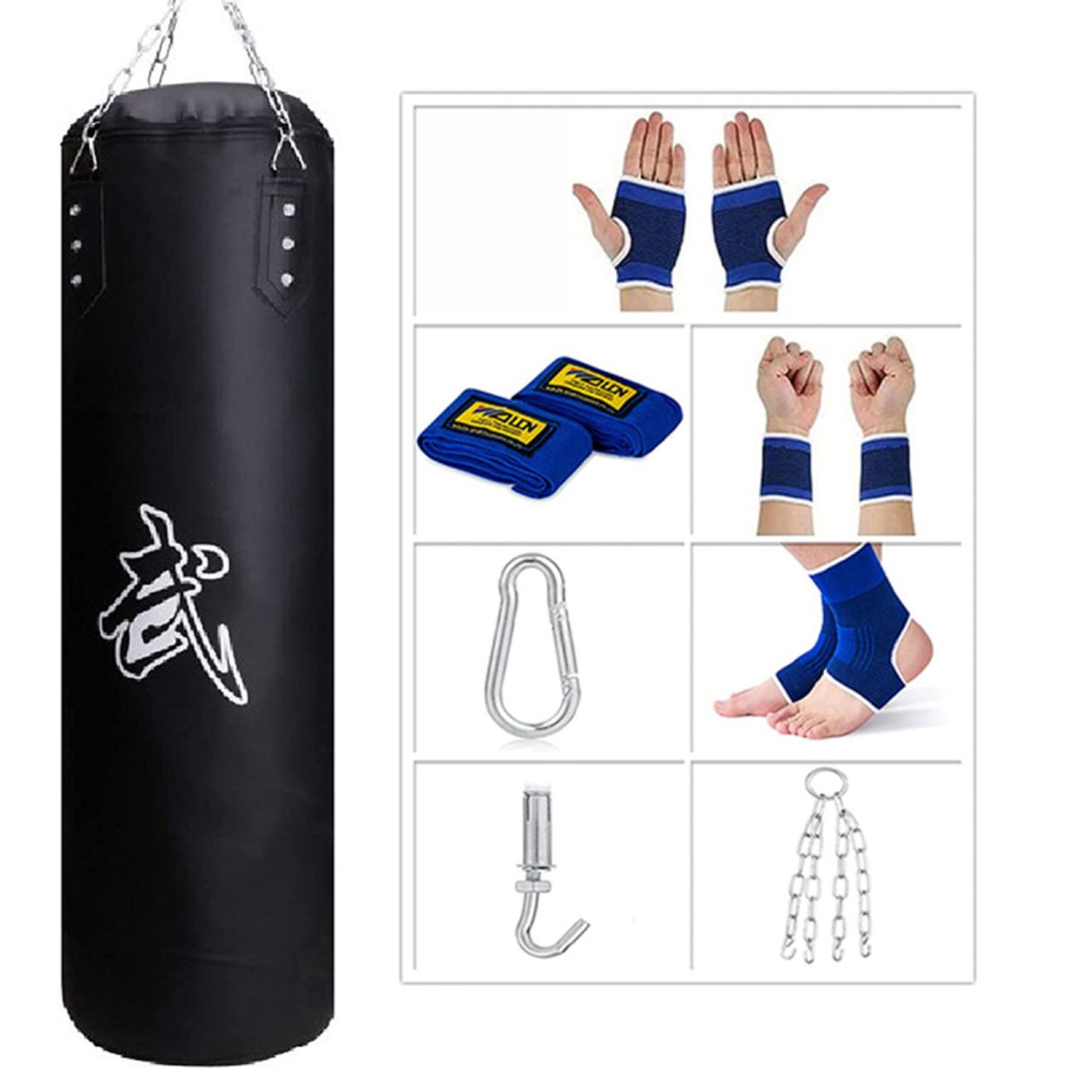 PUREPOWER - Saco de boxeo juego de bolsas pesadas sin relleno-length 120cm