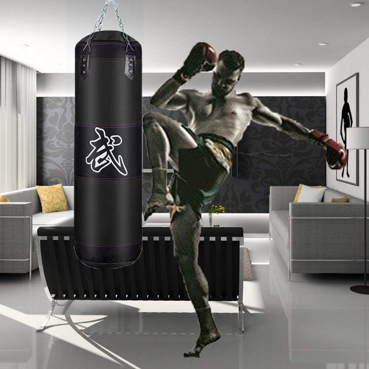 PUREPOWER - Saco de boxeo juego de bolsas pesadas sin relleno-length 120cm