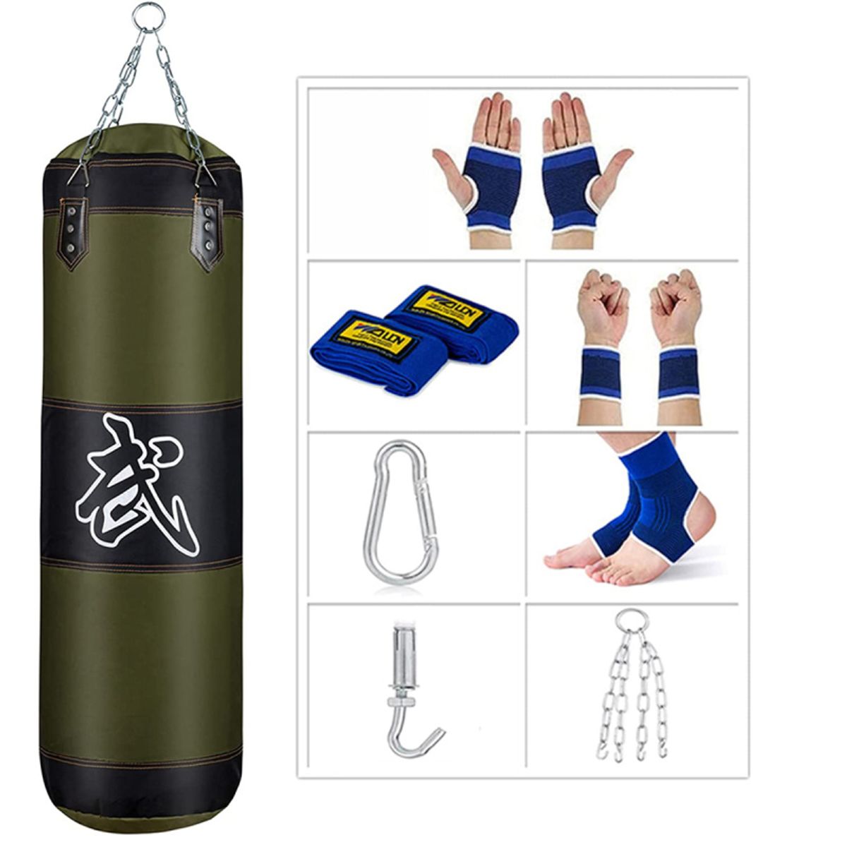 PUREPOWER - Saco de boxeo juego de bolsas pesadas sin relleno-length 150cm