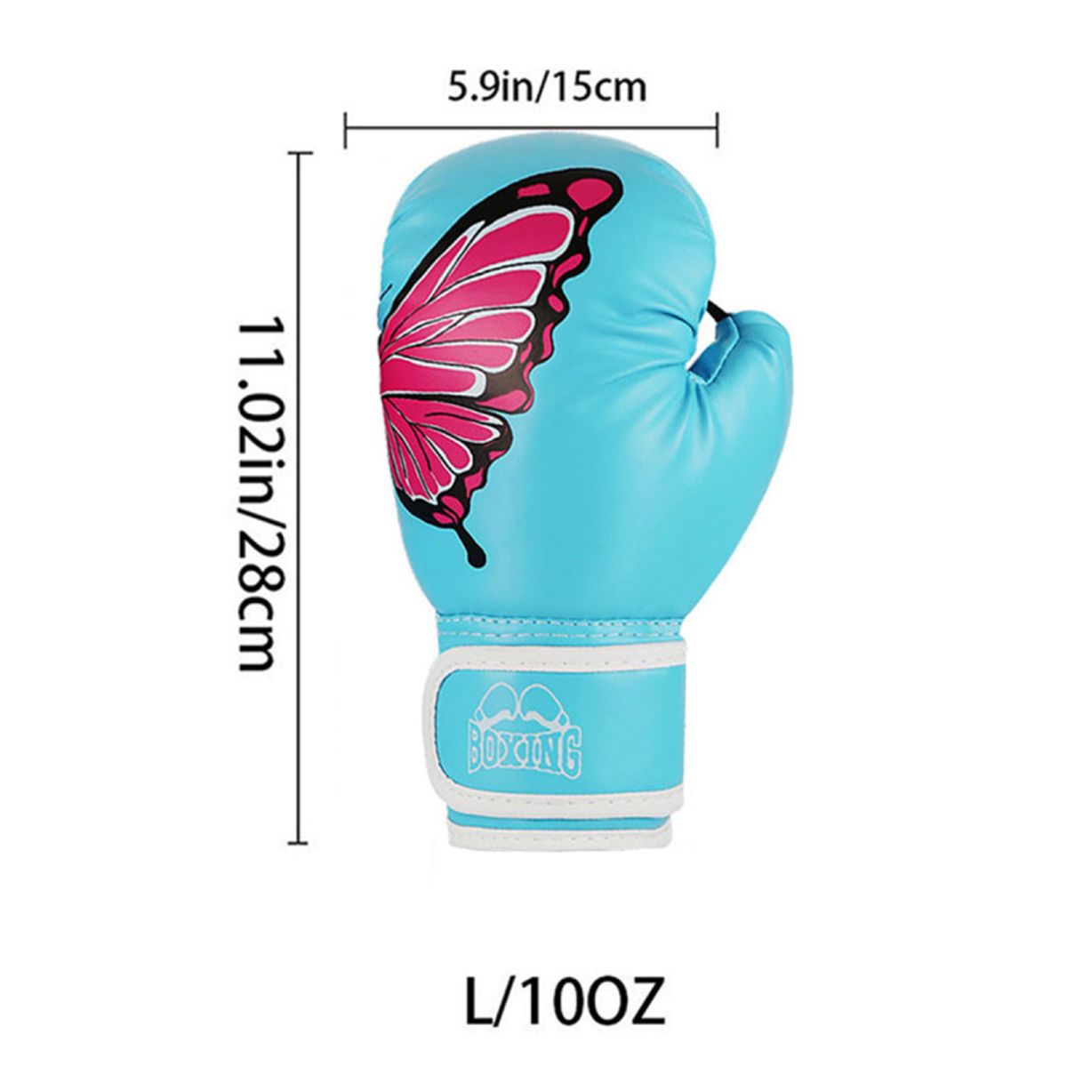 PUREPOWER - 1 par de guantes de Boxeo de cuero Pu para mujeres adolescentes profesionales