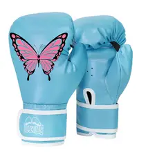 PUREPOWER - 1 par de guantes de Boxeo de cuero Pu para mujeres adolescentes profesionales