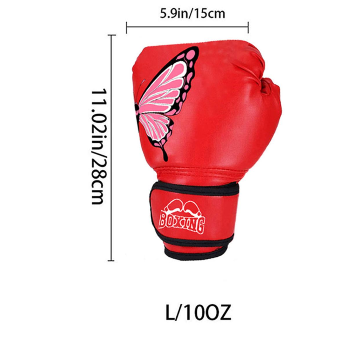 PUREPOWER - 1 par de guantes de Boxeo de cuero Pu para mujeres adolescentes profesionales