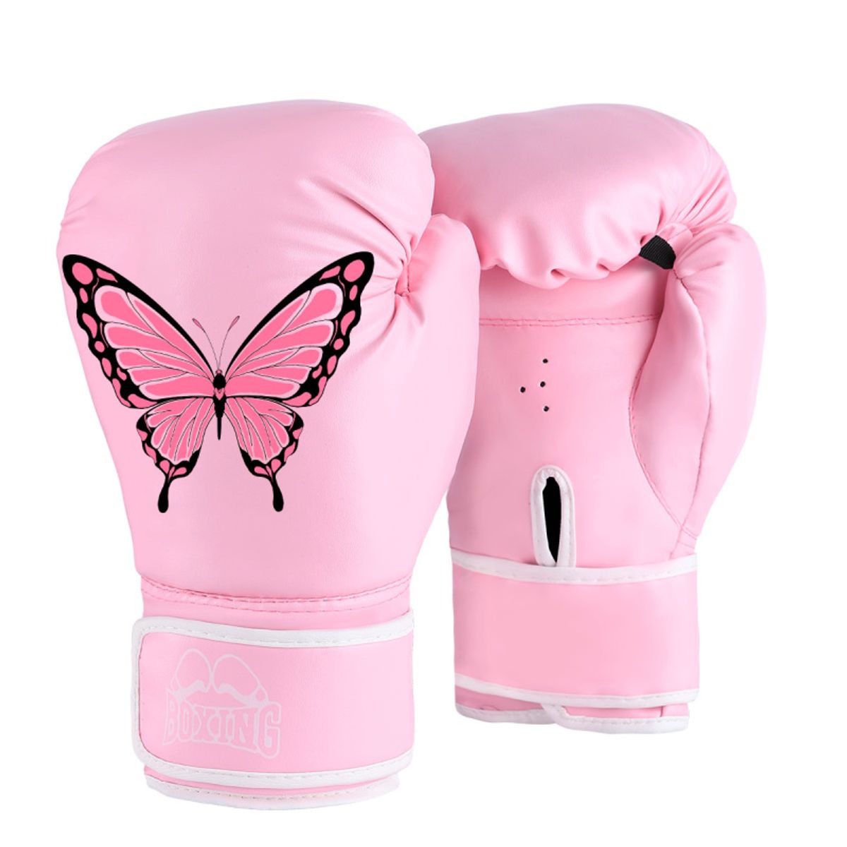 PUREPOWER - 1 par de guantes de Boxeo de cuero Pu para mujeres adolescentes profesionales