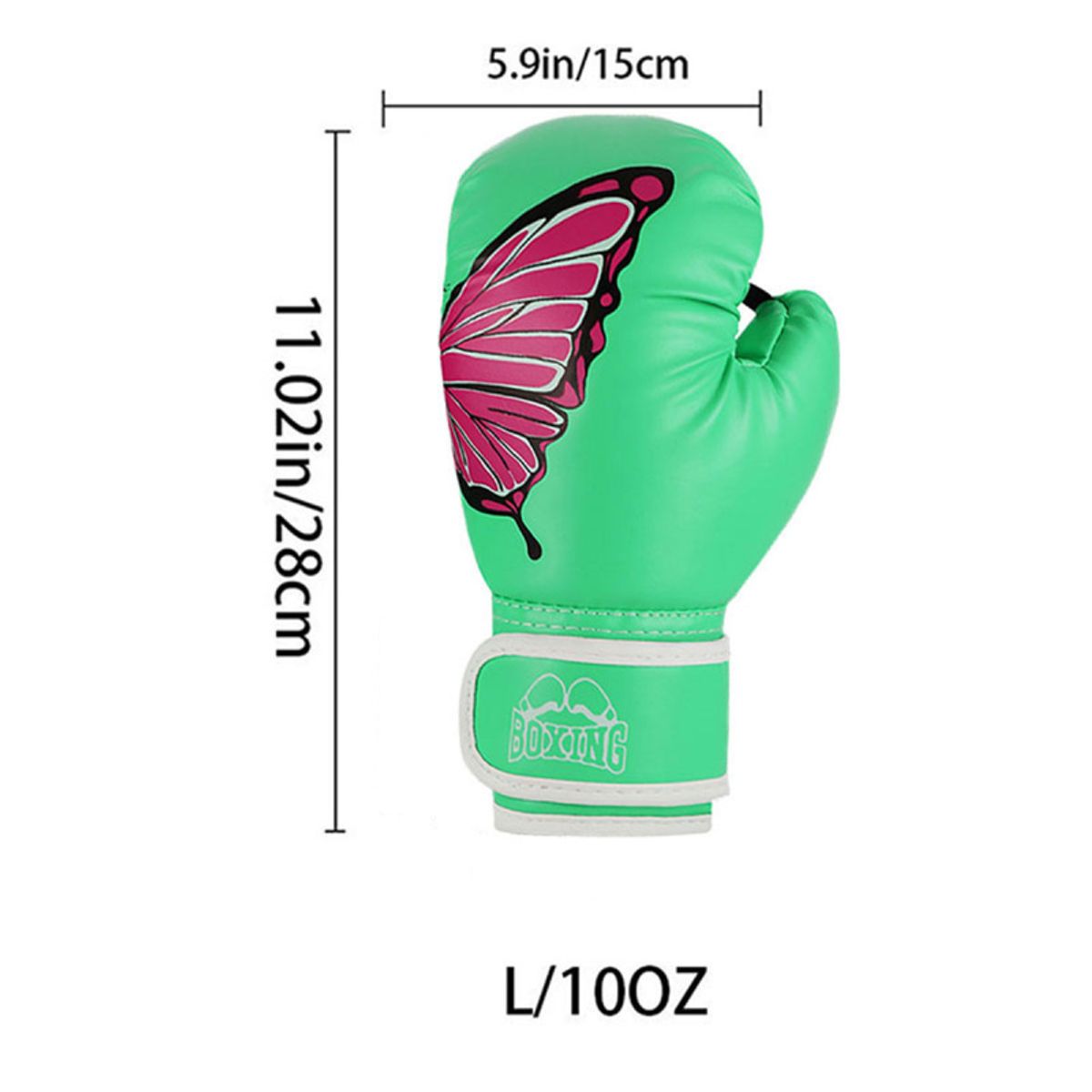 PUREPOWER - 1 par de guantes de Boxeo de cuero Pu para mujeres adolescentes profesionales
