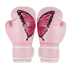 PUREPOWER - 1 par de guantes de Boxeo de cuero Pu para mujeres adolescentes profesionales