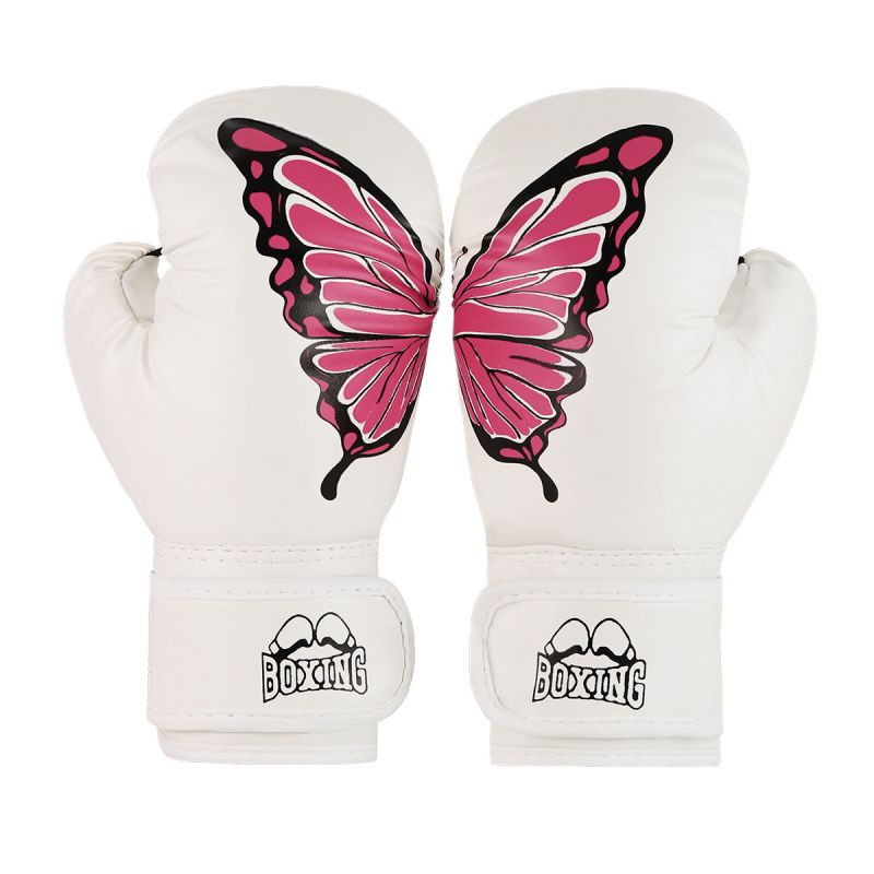 PUREPOWER - 1 par de guantes de Boxeo de cuero Pu para mujeres adolescentes profesionales