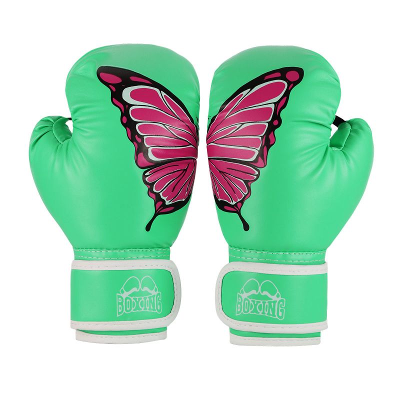 PUREPOWER - 1 par de guantes de Boxeo de cuero Pu para mujeres adolescentes profesionales