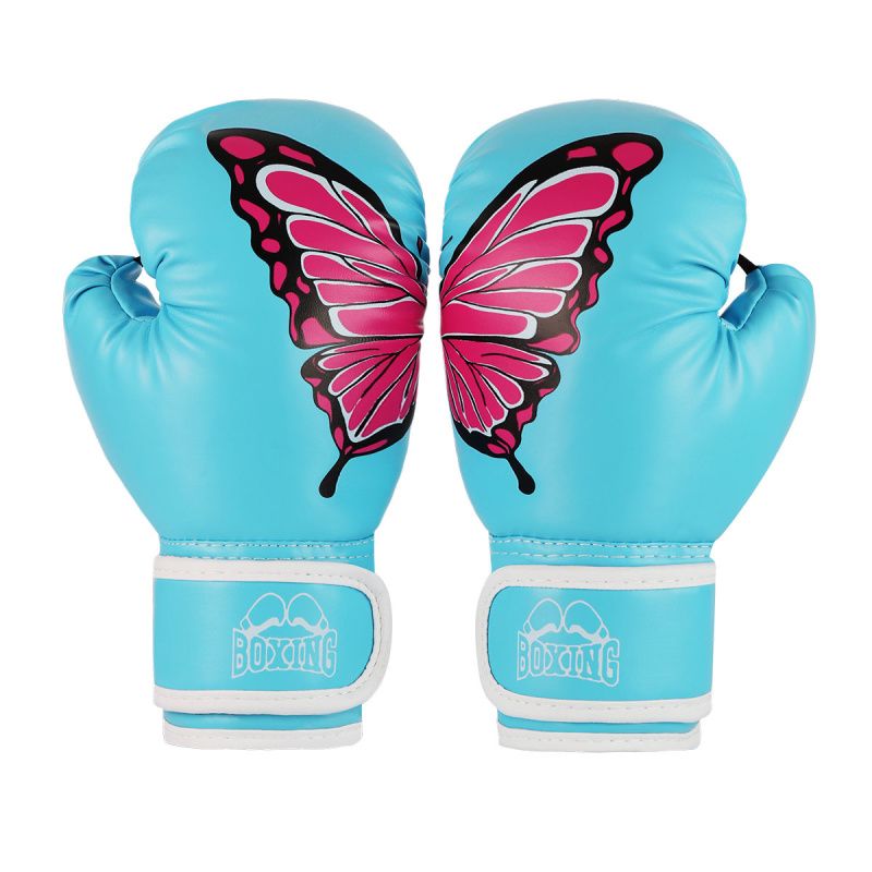 PUREPOWER - 1 par de guantes de Boxeo de cuero Pu para mujeres adolescentes profesionales