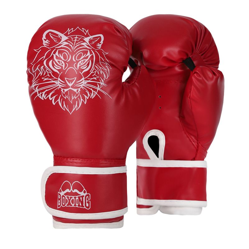 PUREPOWER - 1 par de guantes de Boxeo de cuero Pu para mujeres adolescentes profesionales