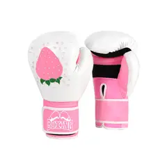 PUREPOWER - 1 par de guantes de Boxeo de cuero Pu para mujeres adolescentes profesionales