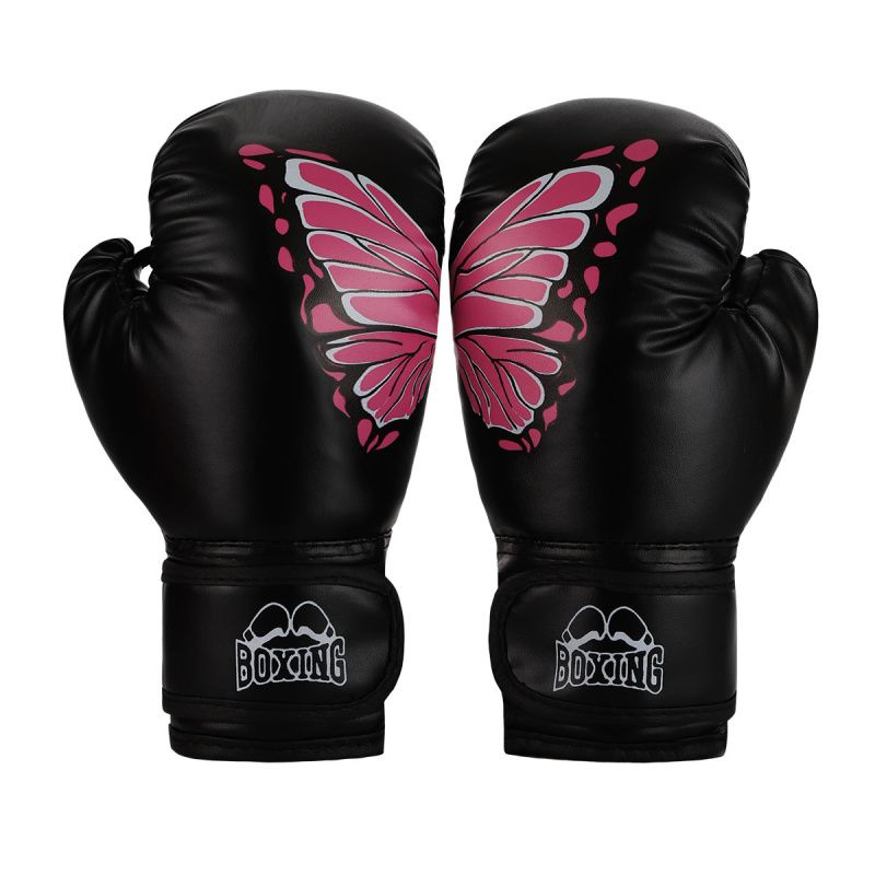 PUREPOWER - 1 par de guantes de Boxeo de cuero Pu para mujeres adolescentes profesionales