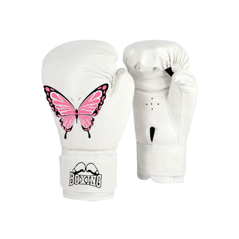 PUREPOWER - 1 par de guantes de Boxeo de cuero Pu para mujeres adolescentes profesionales
