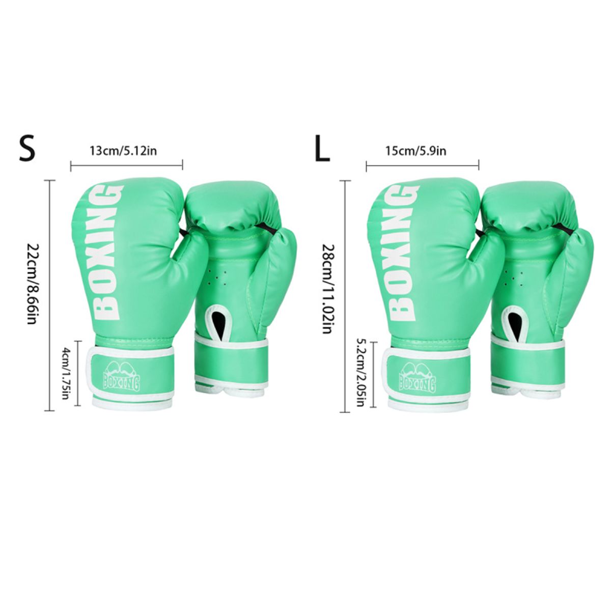 PUREPOWER - 1 par de guantes de Boxeo de cuero Pu para mujeres adolescentes profesionales