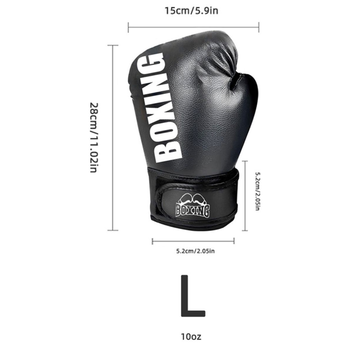 PUREPOWER - 1 par de guantes de Boxeo de cuero Pu para mujeres adolescentes profesionales