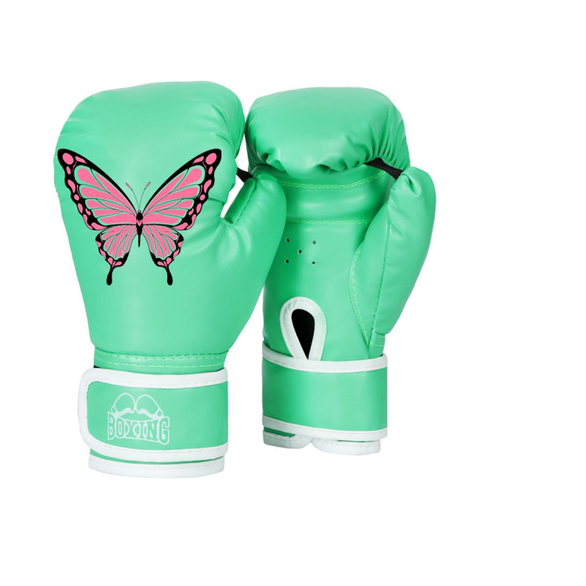 PUREPOWER - 1 par de guantes de Boxeo de cuero Pu para mujeres adolescentes profesionales