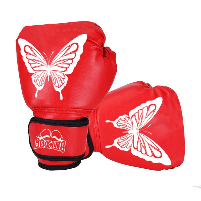 PUREPOWER - 1 par de guantes de Boxeo de cuero Pu para mujeres adolescentes profesionales