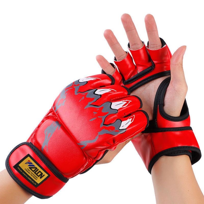 PUREPOWER - Guantes de medio dedo  para entrenamiento de taekwondo